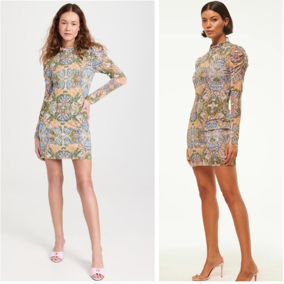 NWT MISA LOS ANGELES Stormi Mesh Dress XS - Picture 2 of 3